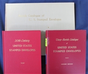 United States Stamped Envelopes, 3 Different Thorp Reference Books 