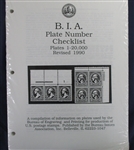 B.I.A. Plate Number Checklist, Plates 1-20,000, Revised 1990