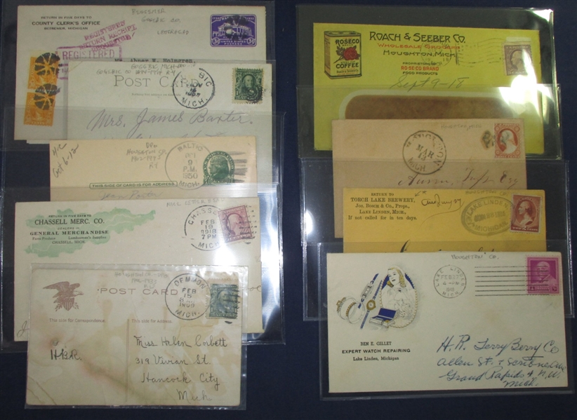 Michigan Covers - Western Upper Peninsula (Est $250-300)