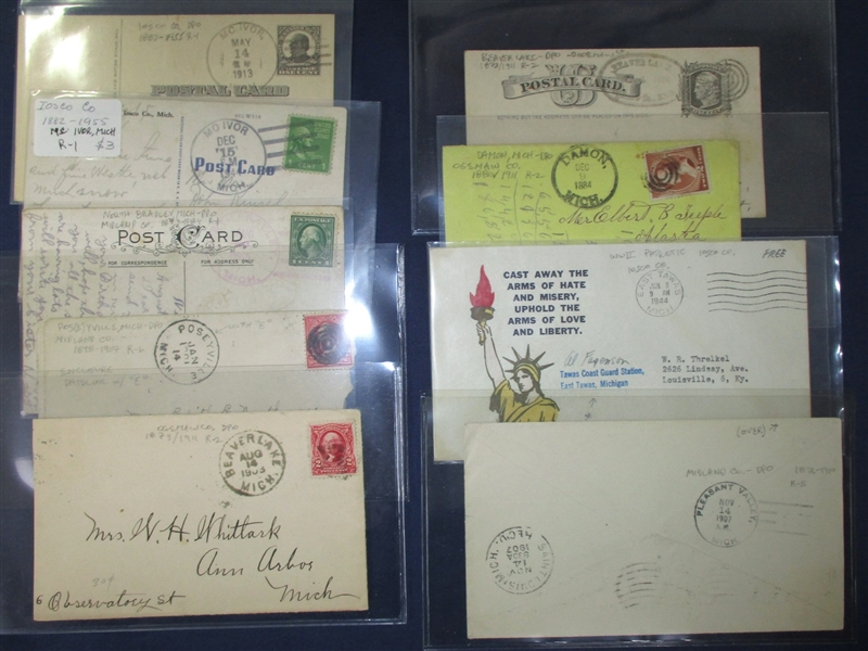 Michigan Covers - Northeast Central Lower Peninsula (Est $175-250)