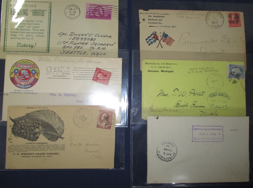 Michigan Covers - South Central Michigan Lower Peninsula (Est $250-300)