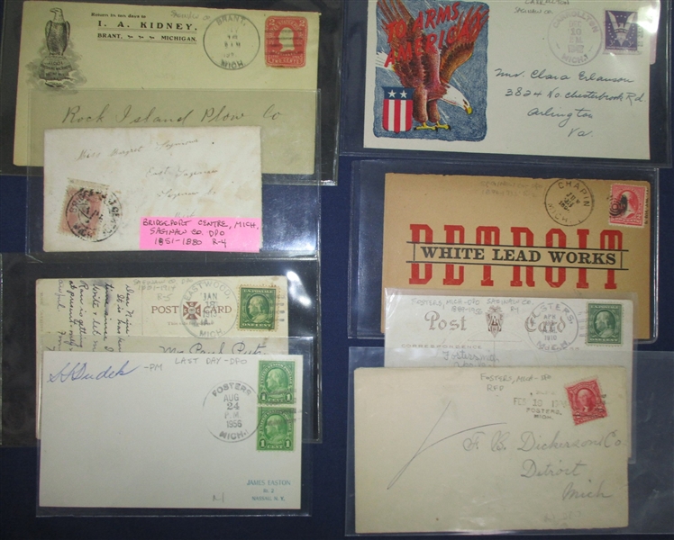 Michigan Covers - South Central Michigan Lower Peninsula (Est $250-300)