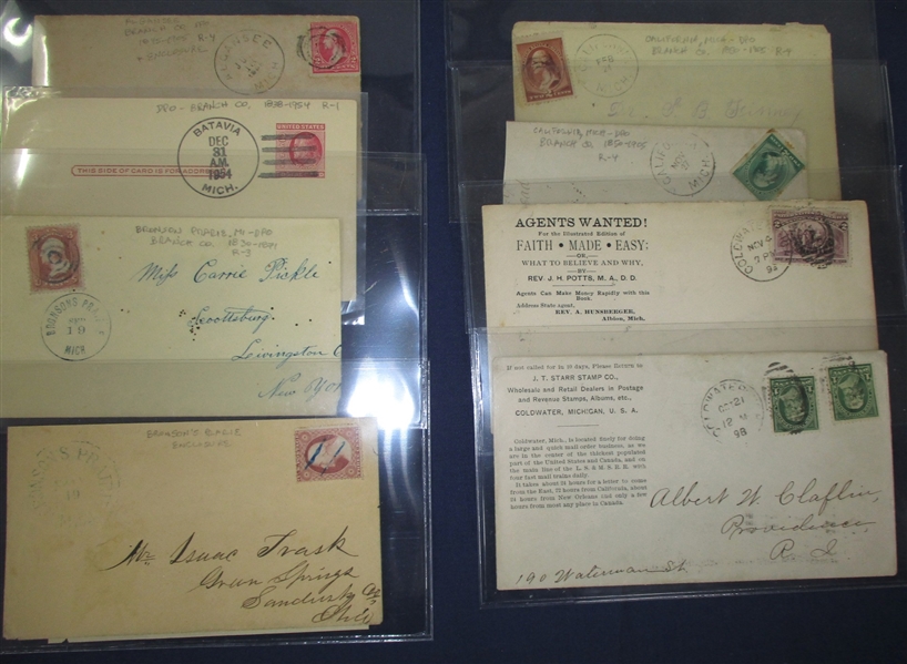 Michigan Covers - South Central Lower Peninsula (Est $200-250)