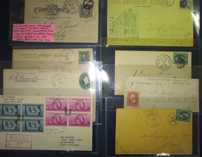Michigan Covers - South Central Lower Peninsula (Est $200-250)