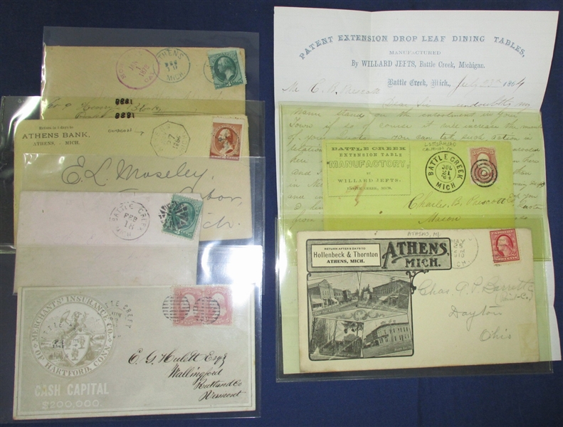 Michigan Covers - South Central Lower Peninsula (Est $200-250)
