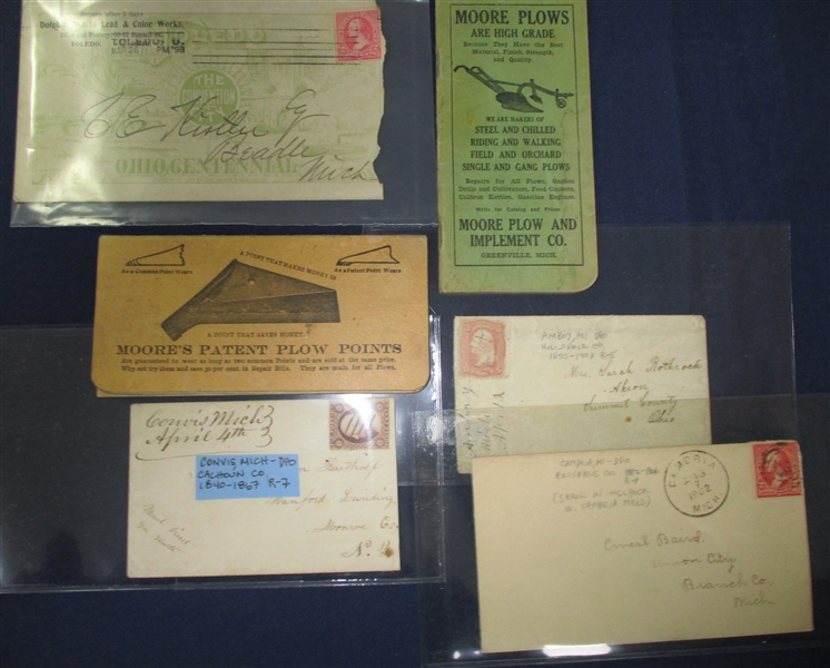 Michigan Covers - South Central Lower Peninsula (Est $200-250)