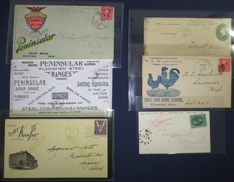 Michigan Covers - South Central Lower Peninsula (Est $200-250)