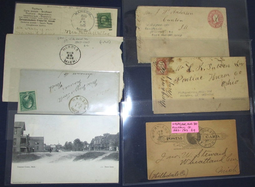 Michigan Covers - South Central Lower Peninsula (Est $200-250)
