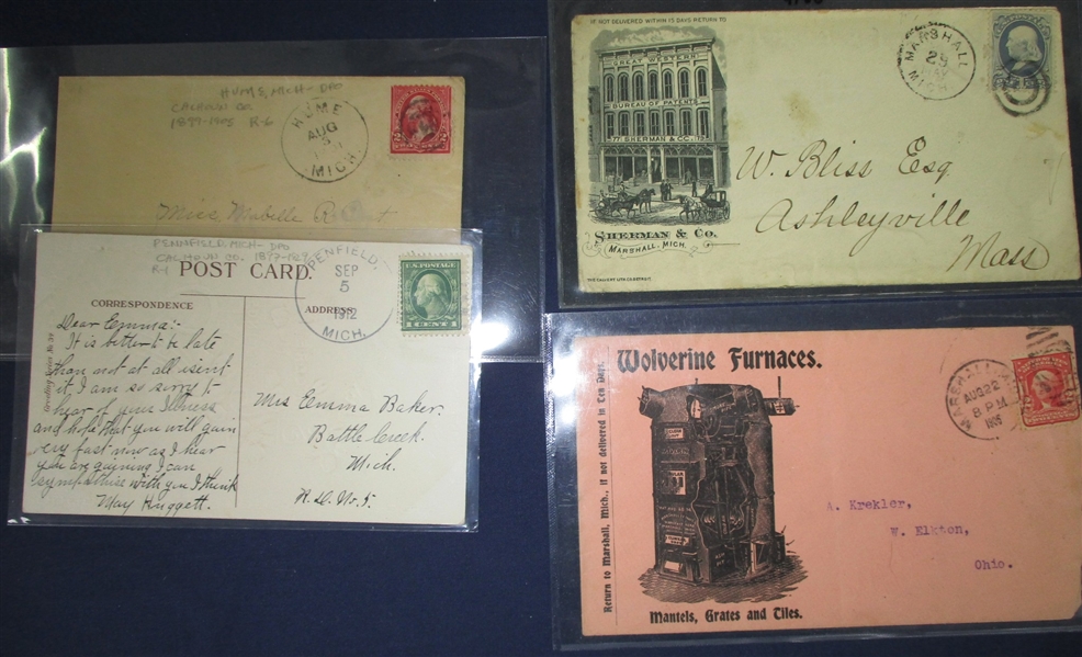 Michigan Covers - South Central Lower Peninsula (Est $200-250)