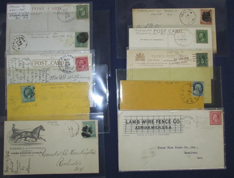 Michigan Covers - South East Lower Peninsula (Est $200-250)