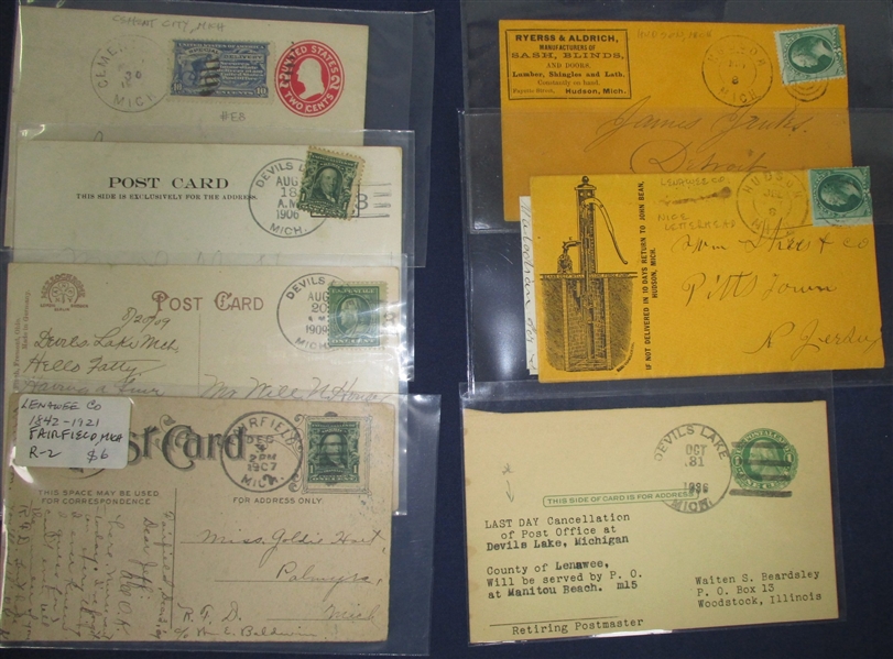 Michigan Covers - South East Lower Peninsula (Est $200-250)