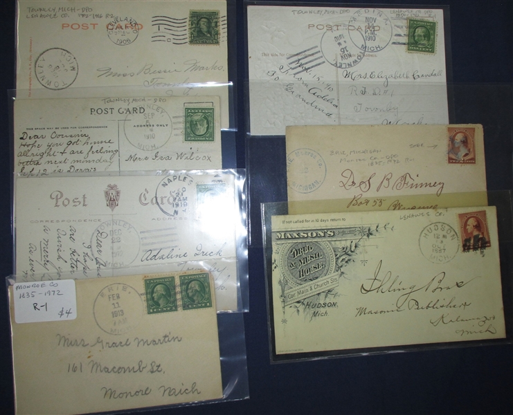 Michigan Covers - South East Lower Peninsula (Est $200-250)