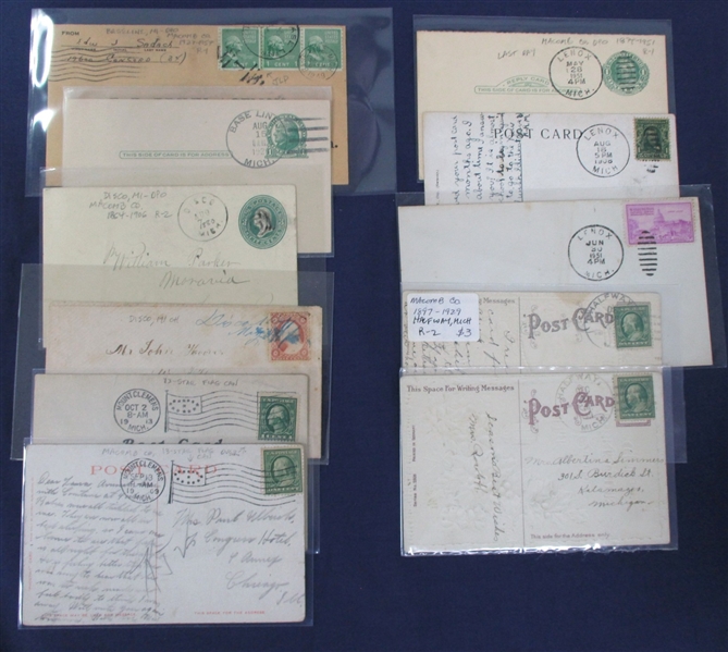 Michigan Covers - South East Lower Peninsula (Est $175-225)