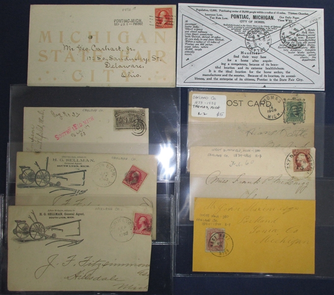 Michigan Covers - South East Lower Peninsula (Est $175-225)