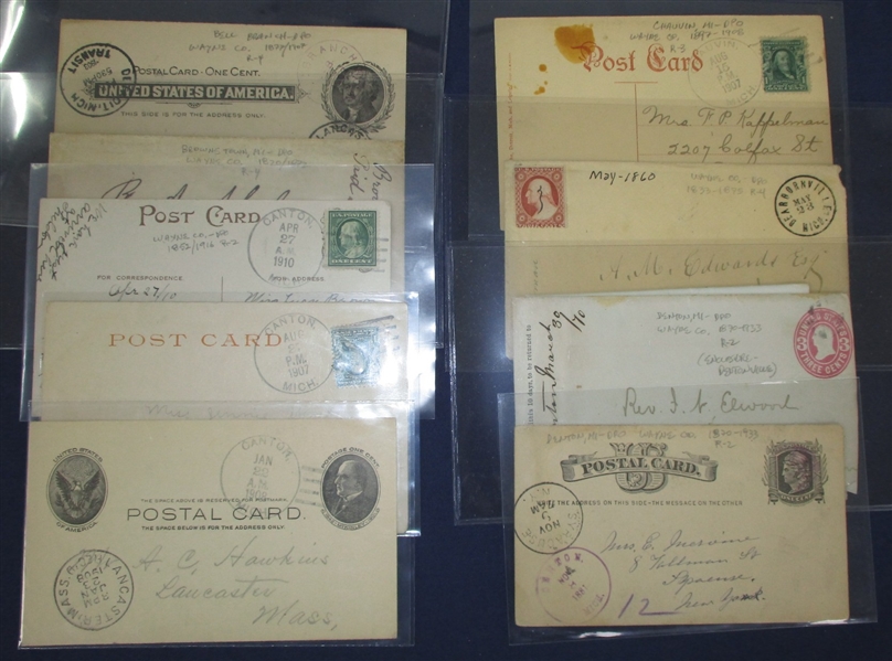Michigan Covers - Wayne County Lower Peninsula (Est $150-200)