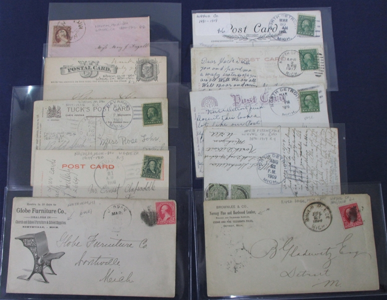 Michigan Covers - Wayne County Lower Peninsula (Est $150-200)