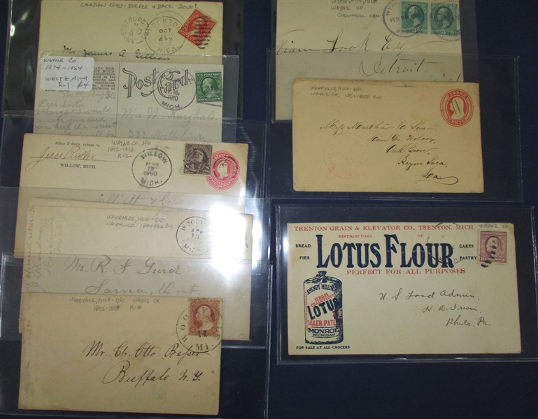 Michigan Covers - Wayne County Lower Peninsula (Est $150-200)