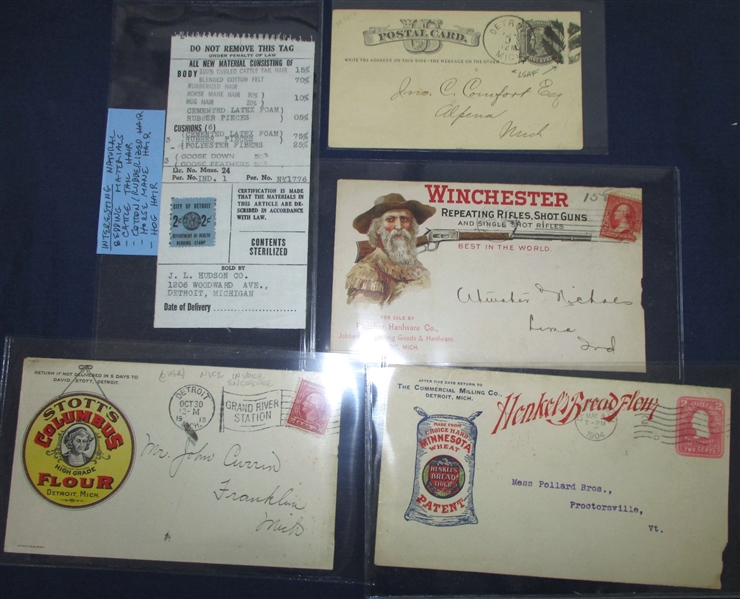 Michigan Covers - Detroit Lower Peninsula (Est $200-250)