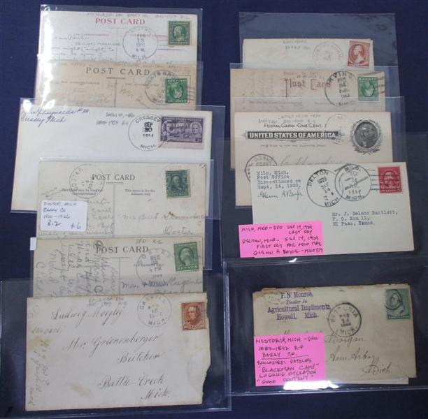 Michigan Covers - South West Central Lower Peninsula (Est $200-250)