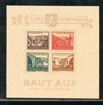 Germany Thuringia Scott 16NB4a MNH, 1946 Souvenir Sheet (SCV $275)