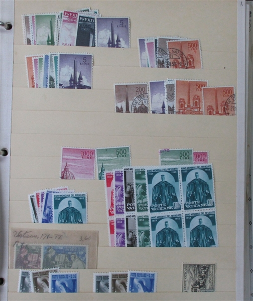 Vatican City - Collections, Accumulations, Etc (Est $400-500)
