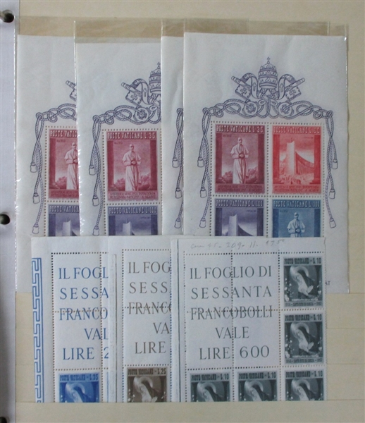 Vatican City - Collections, Accumulations, Etc (Est $400-500)