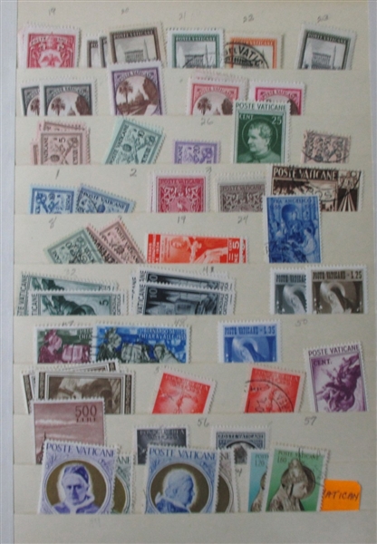 Vatican City - Collections, Accumulations, Etc (Est $400-500)