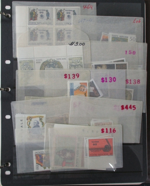 Vatican City - Collections, Accumulations, Etc (Est $400-500)