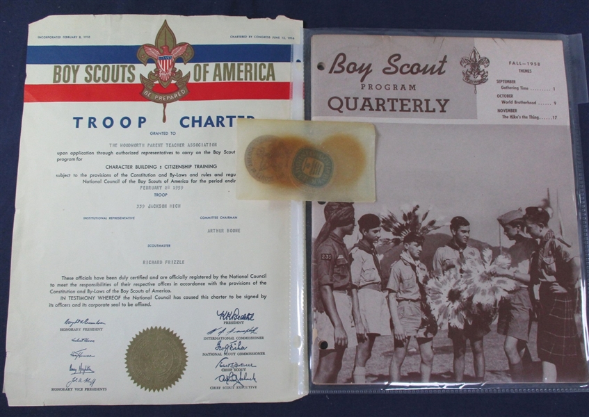 Worldwide Scout Memorabilia (Est $200-300)