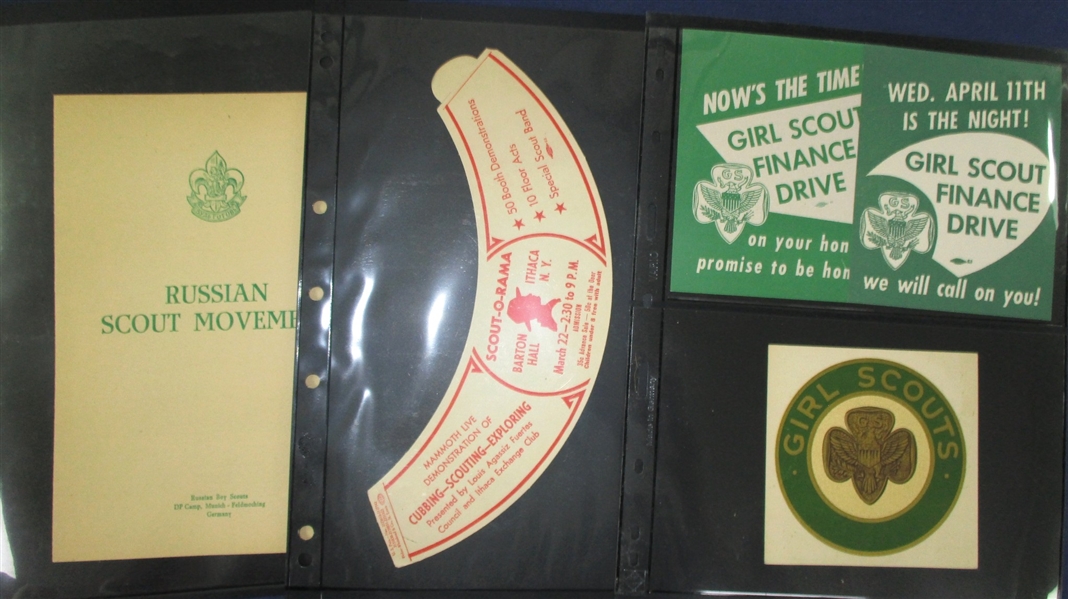 Worldwide Scout Memorabilia (Est $200-300)
