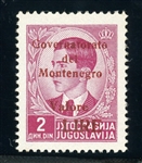 Montenegro-Italian Occupation Sassone 52, MVLH VF, 2003 Diena Cert (Est $750-1000)