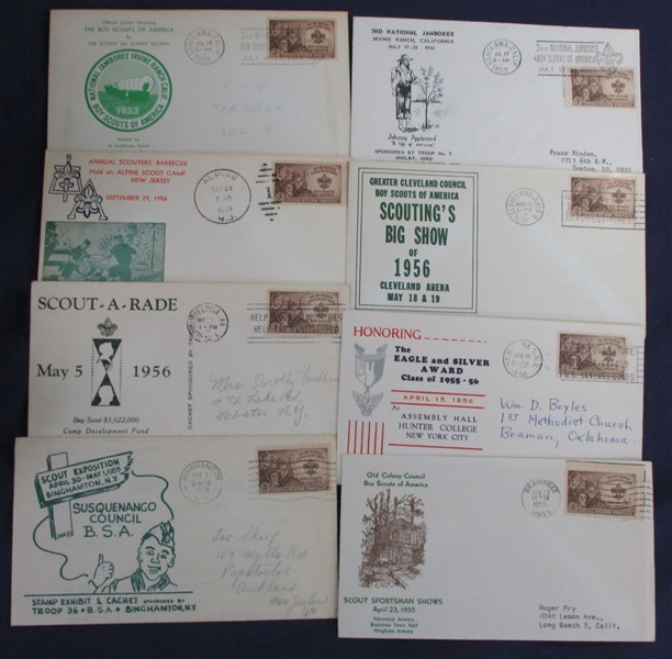 USA Boy Scout Topical Cover Lot (Est $100-150)