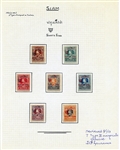 Thailand Scott B24-B30 MH Complete Set, 1920 "Scouts Fund" Overprints  (SCV $380)