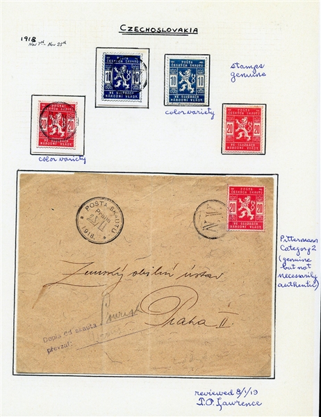 Czechoslovakia Scout Local Issues Scott OL1-OL2 Stamps and Covers (Est $200-300)