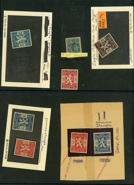 Czechoslovakia Scout Local Issues Scott OL1-OL2 Stamps and Covers (Est $200-300)