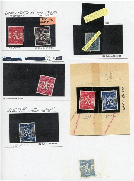 Czechoslovakia Scout Local Issues Scott OL1-OL2 Stamps and Covers (Est $200-300)