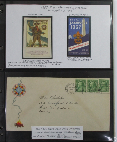1937 USA National Scout Jamboree Memorabilia (Est. $100-$200)  