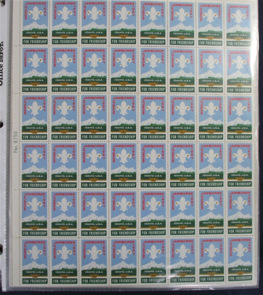 1967 USA 12th World Scout Jamboree Memorabilia (Est $100-$200)  