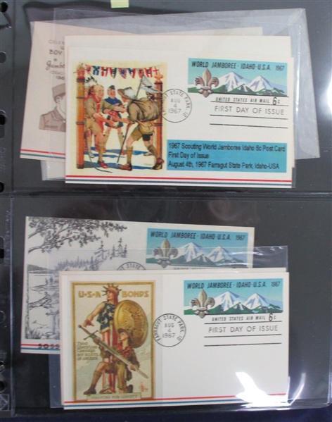1967 USA 12th World Scout Jamboree Memorabilia (Est $100-$200)  