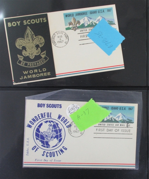 1967 USA 12th World Scout Jamboree Memorabilia (Est $100-$200)  