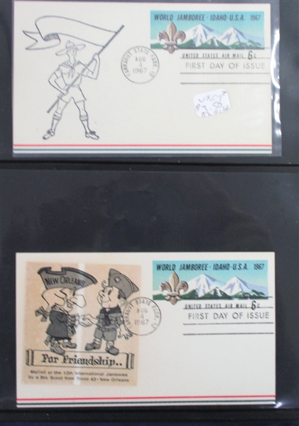 1967 USA 12th World Scout Jamboree Memorabilia (Est $100-$200)  