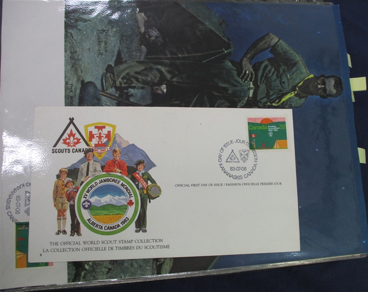 1983 Canada 15th World Scout Jamboree Memorabilia (Est $100-$200)  