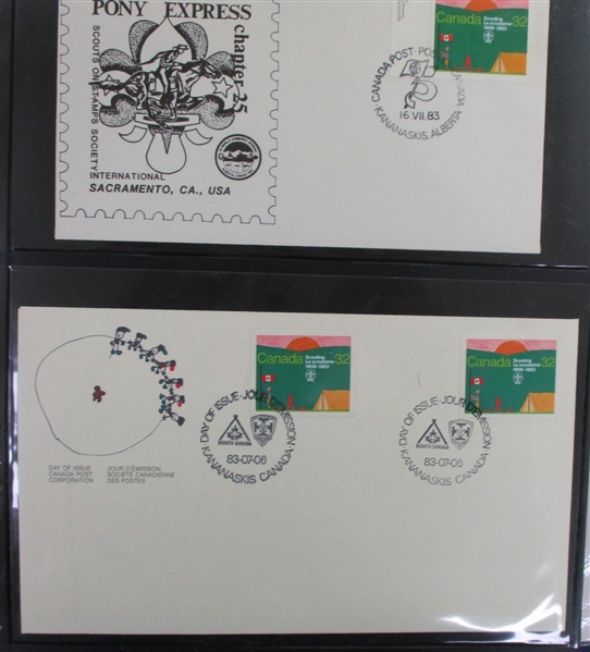 1983 Canada 15th World Scout Jamboree Memorabilia (Est $100-$200)  