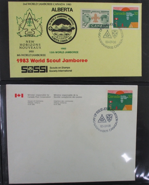 1983 Canada 15th World Scout Jamboree Memorabilia (Est $100-$200)  