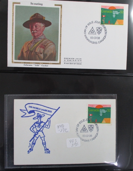 1983 Canada 15th World Scout Jamboree Memorabilia (Est $100-$200)  