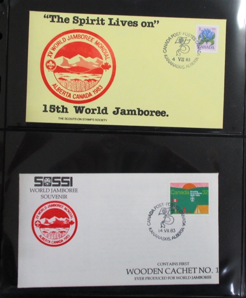 1983 Canada 15th World Scout Jamboree Memorabilia (Est $100-$200)  