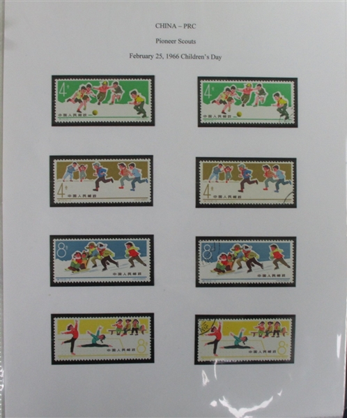 Worldwide Young Pioneer Scouts on Stamps Collection (Est $200-$250)  