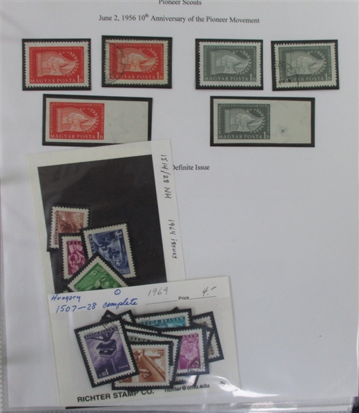 Worldwide Young Pioneer Scouts on Stamps Collection (Est $200-$250)  