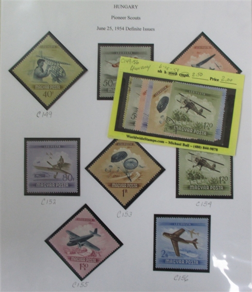 Worldwide Young Pioneer Scouts on Stamps Collection (Est $200-$250)  