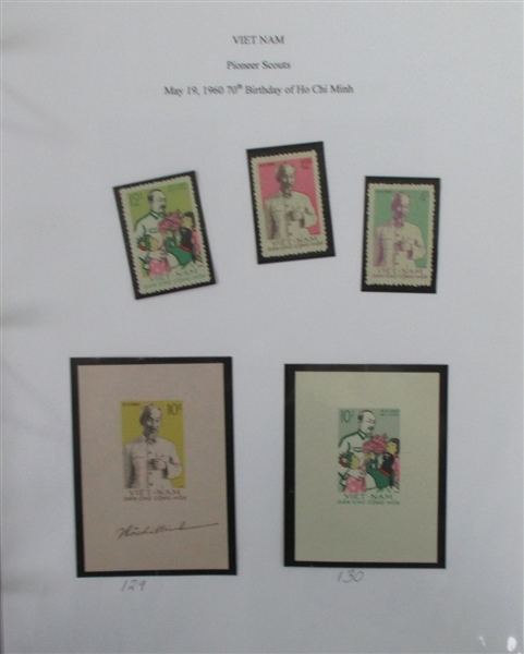 Worldwide Young Pioneer Scouts on Stamps Collection (Est $200-$250)  